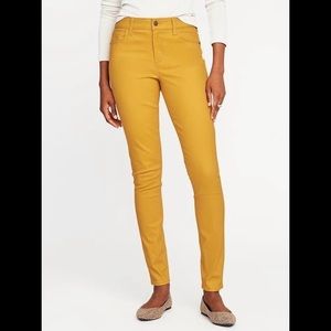 Gold Old Navy Skinny Rockstar Jeans